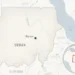 Sudan Mourns 46 Lives Lost in Devastating Plane Crash - This is a locator map for Sudan with its capital, Khartoum. (AP Photo)