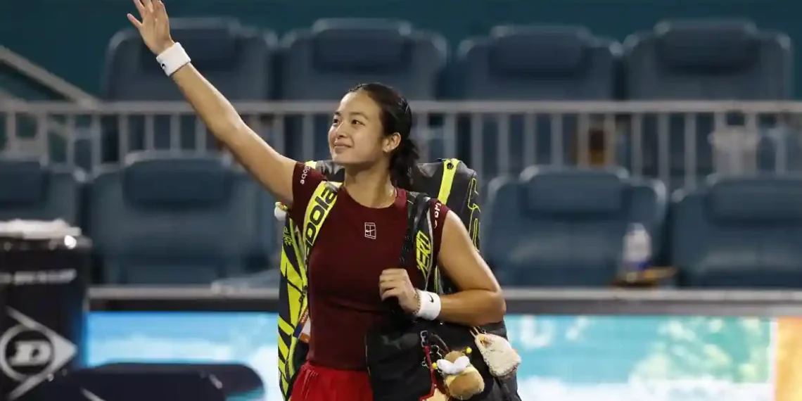 Filipina Star Alexandra Eala Makes History at Miami Open, Falls to Pegula - Geoff Burke/Imagn Images/Reuters via CNN