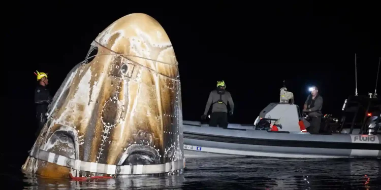 SpaceX Rescues NASA Crew Stuck in Space for Over 9 Months - Joel Kowsky/NASA via AP, File