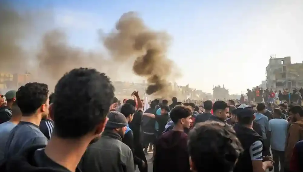 Gaza in Turmoil: Protester Found Dead After Opposing Hamas - image credit to 124News Photo