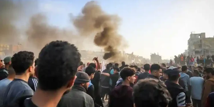 Gaza in Turmoil: Protester Found Dead After Opposing Hamas - image credit to 124News Photo