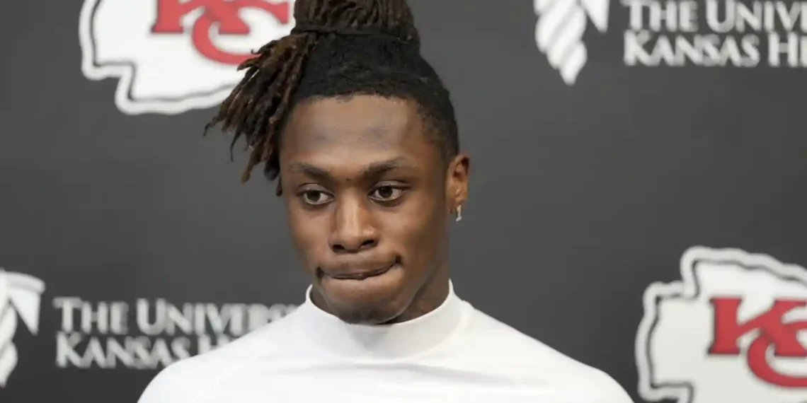 Chiefs Receiver Xavier Worthy Released After Domestic Assault Case Declined - Charlie Riedel/AP Photo