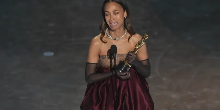 Oscar 2024: Saldaña’s Emotional Speech, Brody’s Bold Move, and More - Chris Pizello/AP Photo