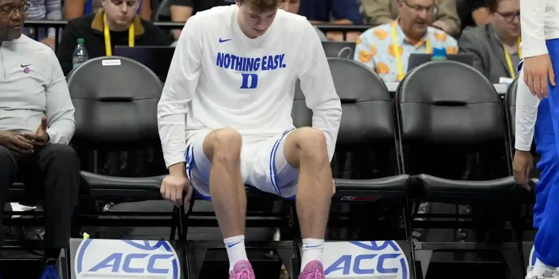 Duke Star Cooper Flagg Suffers Ankle Injury, Maliq Brown Dislocates Shoulder - Chris Carlson/AP Photo