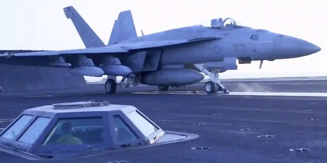 Trump Responds to Houthi Threats with Airstrikes in Yemen - US Navy via AP Photo