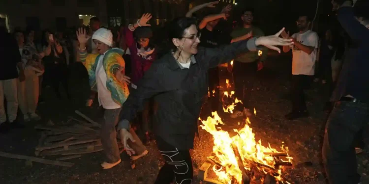 Persian Fire Festival Brings Joy and Risk Before Nowruz - Vahid Salemi/AP Photo