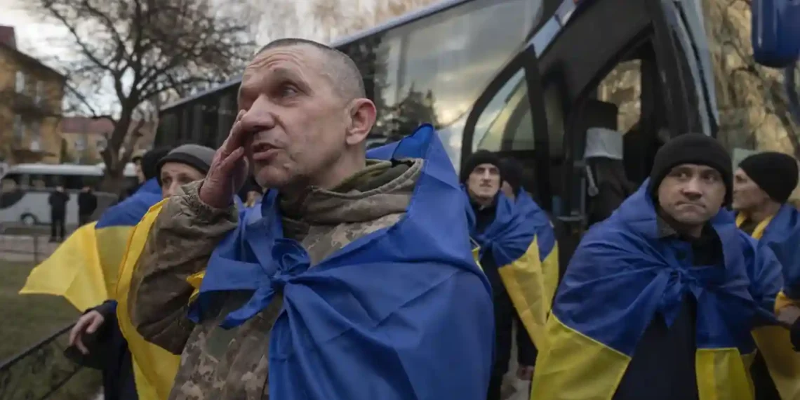 Freed Ukrainian Soldiers Share Harrowing Stories After Swap - Efrem Lukatsky/AP Photo