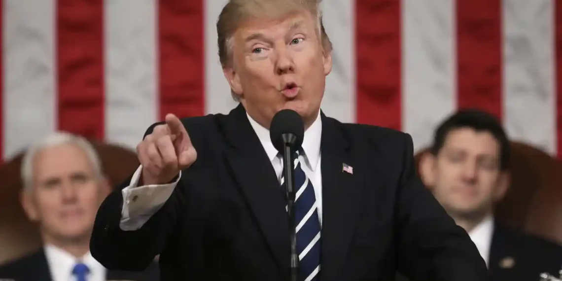 Trump’s State of the Union Speeches: A Journey of Power and Politics - Jim Lo Scalzo/Pool Image via AP photo