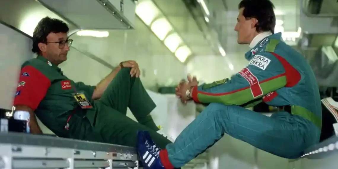 Racing Pioneer Eddie Jordan Dies at 76: The Man Who Discovered Schumacher - Jordan (left) gave Schumacher (right) his F1 debut in 1991. Hoch Zwei/Corbis/Getty Images