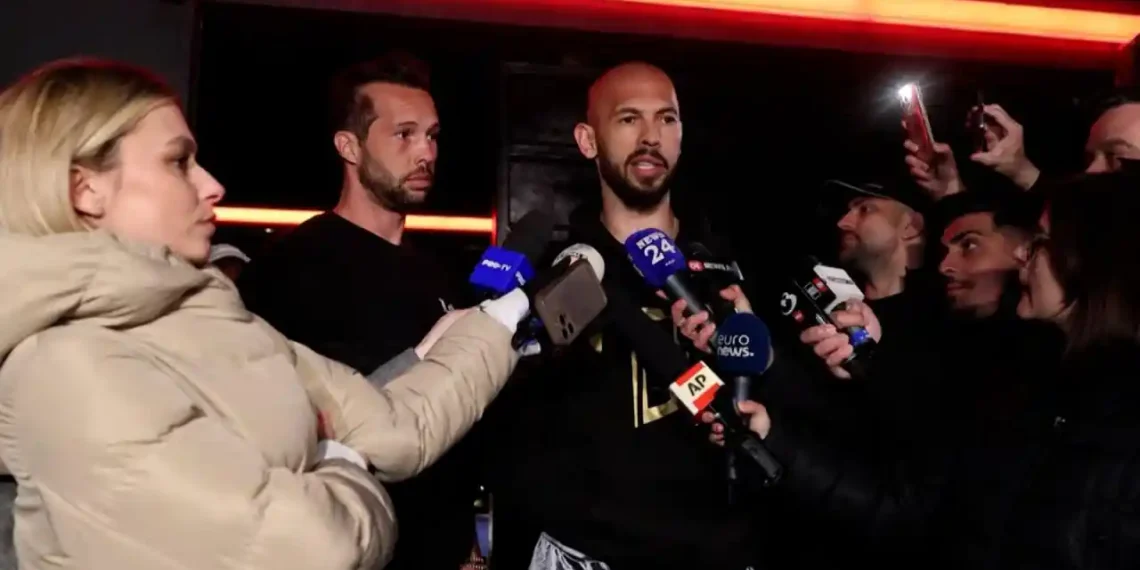 Tate Brothers Under Fire: Facing Charges in Romania, UK, and US - image crabbed via CNN video