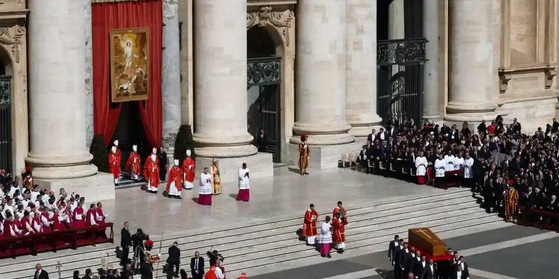 A Final Farewell: Pope Francis Laid to Rest in Rome - Kai Pfaffenbach/Reuters