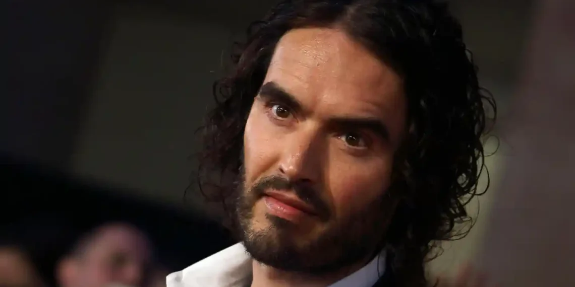 UK Police Charge Russell Brand with Rape and Indecent Assault - image credit to Alarmy via BBC