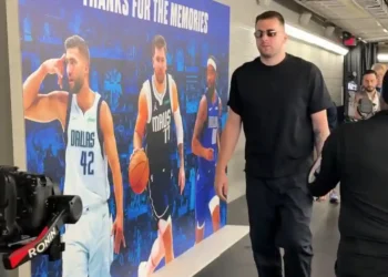 Luka’s Return: Mavericks Fans Honor Former Star Despite Trade Drama - image credit to X NBA via ESPN