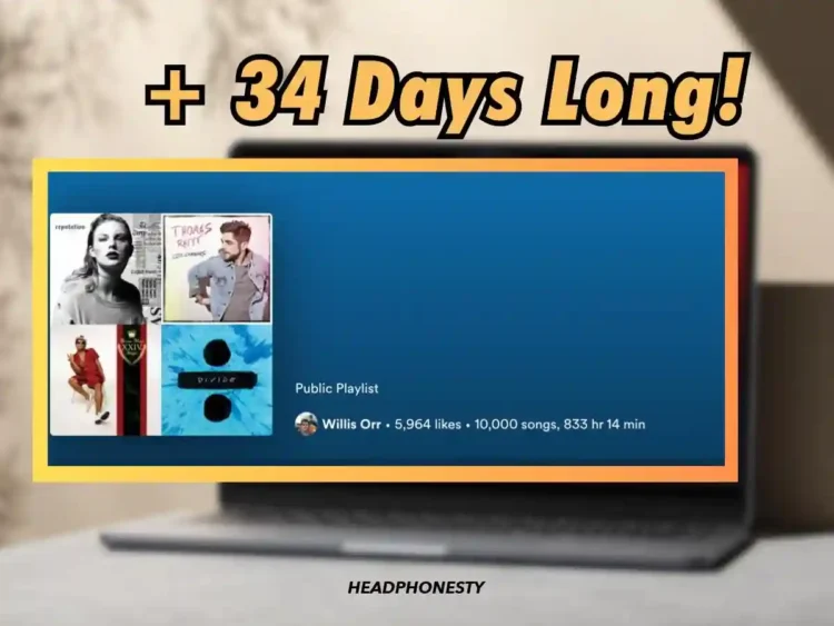What’s the Longest Playlist on Spotify? We Found It - image credit to Headphonesty