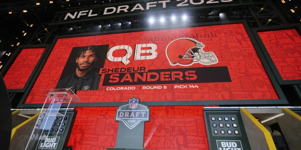 Browns Double Down at QB, Land Shedeur Sanders in Round 5 - Jeff Roberson/AP Photo