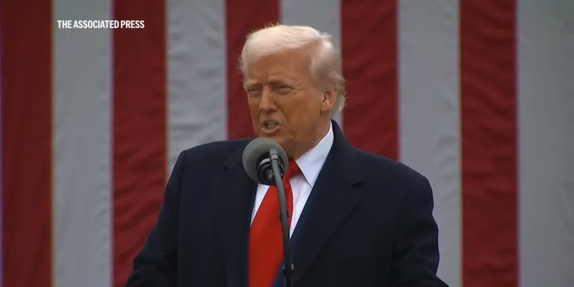 Trump’s Economic Plan: New Tariffs, Tax Cuts, and Controversy - image credit via AP Video