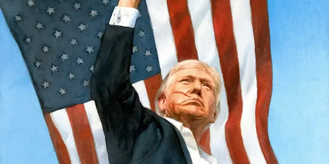 The Trump Portrait Putin Gave Him: What’s Behind the Gift? - Press-service of Nikas Safronov via CNN