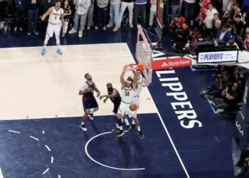 Nuggets Even Playoff Series with Last-Second Dunk by Aaron Gordon - Luke Hales/Getty Images
