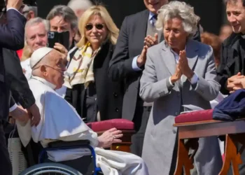 Pope Seen in Public for First Time Since Hospitalization - Andrew Medichini/AP Photo via CNN