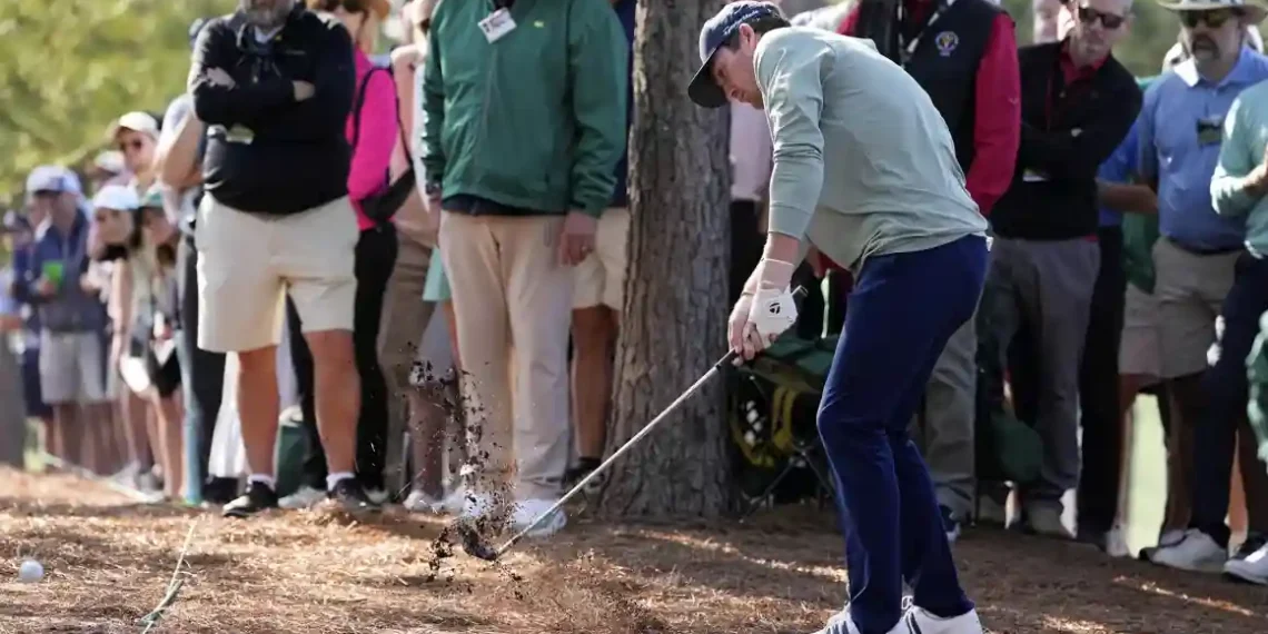 Nick Dunlap’s Tough Day: 90 at the Masters Leaves Fans Stunned - Ashley Landis/AP via CNN