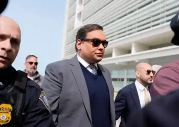 Santos Sentenced for Fraud After Lavish Spending and False Claims - Julia Demaree Nikhinson/AP