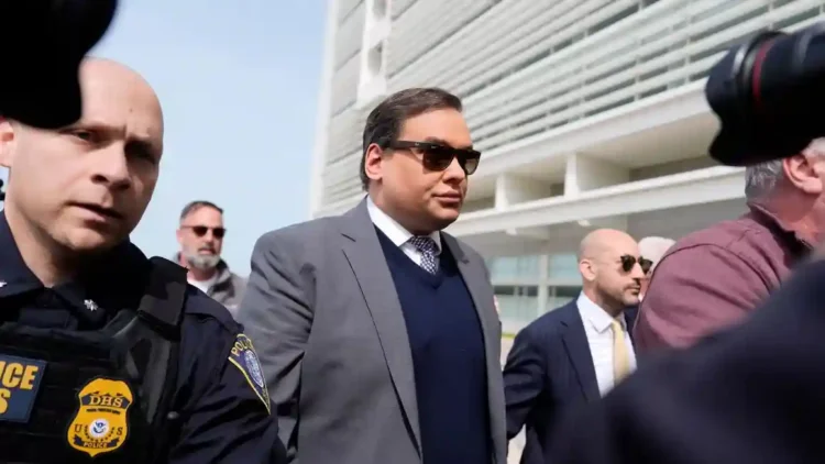 Santos Sentenced for Fraud After Lavish Spending and False Claims - Julia Demaree Nikhinson/AP