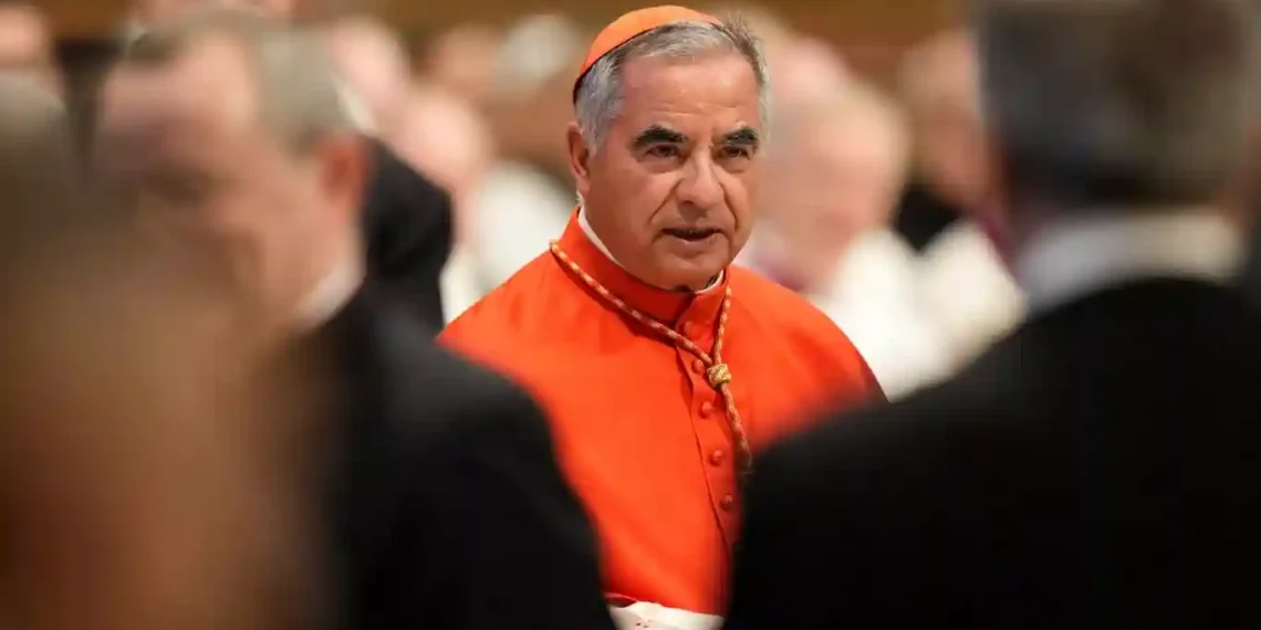 Cardinal Becciu Chooses Not to Join Conclave Amid Legal Controversy - Copyright AP Photo