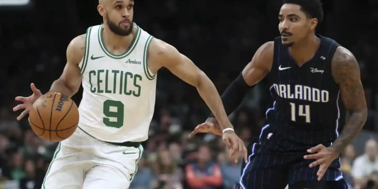 Celtics Defeat Magic 103-86 in Game 1, White Shines with 30 Points - Michael Dwyer/AP Photo