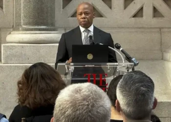 Eric Adams Faces Backlash After Switching to Independent for Reelection - AP Photo/Joseph Frederick