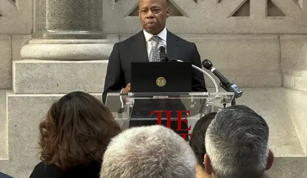 Eric Adams Faces Backlash After Switching to Independent for Reelection - AP Photo/Joseph Frederick