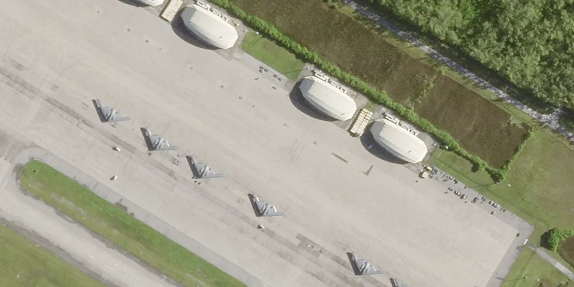 B-2 Bombers Arrive in Diego GarciaโHereโs What It Means - Planet Labs PBC via AP Photo