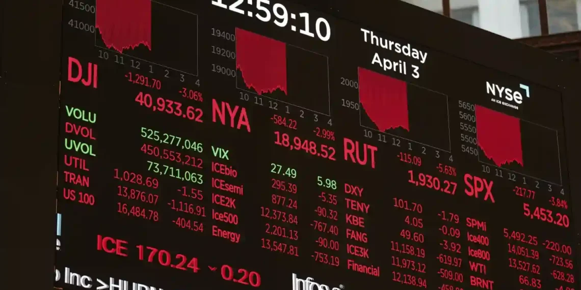 Major U.S. Companies Suffer Big Losses Amid Tariff Shock - Seth Wenig/AP Photo