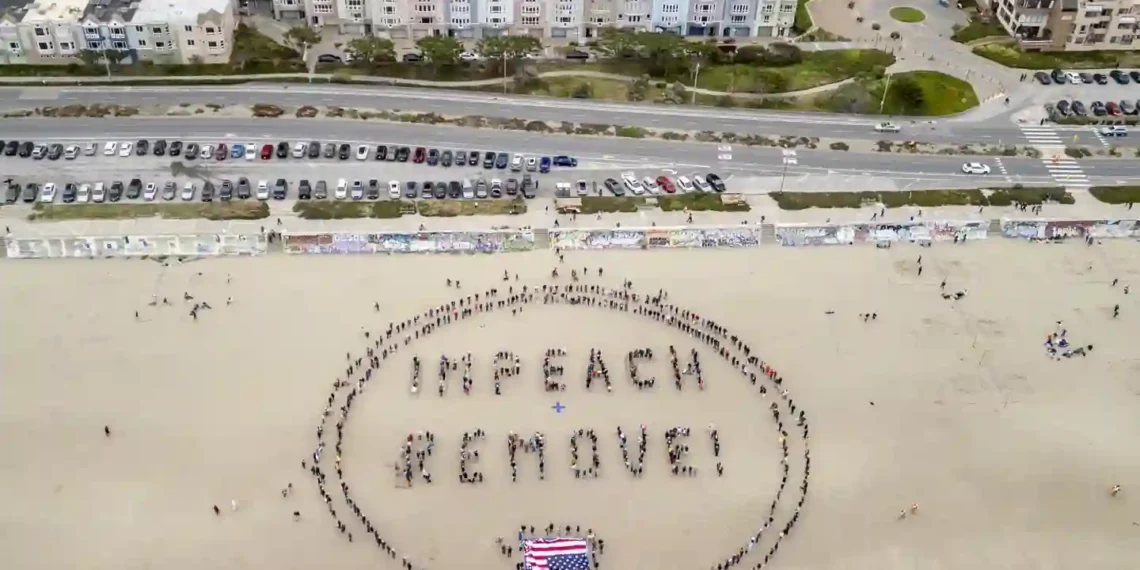 Protesters March to Defend Civil Rights and the Constitution - Stephen Lam/San Francisco Chronicle via AP