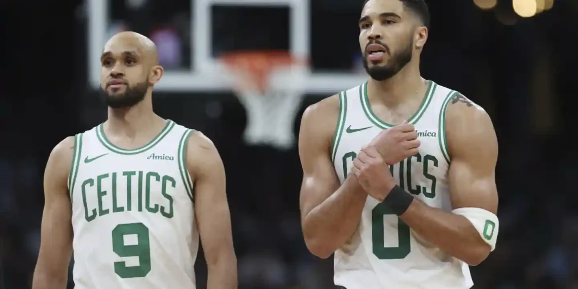 Celtics Without Tatum in Game 2 After Right Wrist Injury - Michael Dwyer/AP Photo