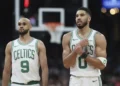 Celtics Without Tatum in Game 2 After Right Wrist Injury - Michael Dwyer/AP Photo
