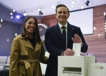 Canada Votes Amid Rising Tensions With the U.S. - Adrian Wyld/The Canadian Press via AP