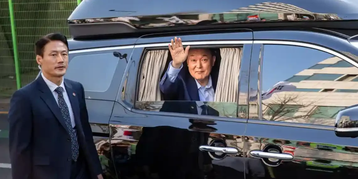 Former South Korean President Yoon Moves Back to Luxury Apartment Post-Impeachment - Chris Jung/NurPhoto/Getty Images via CNN