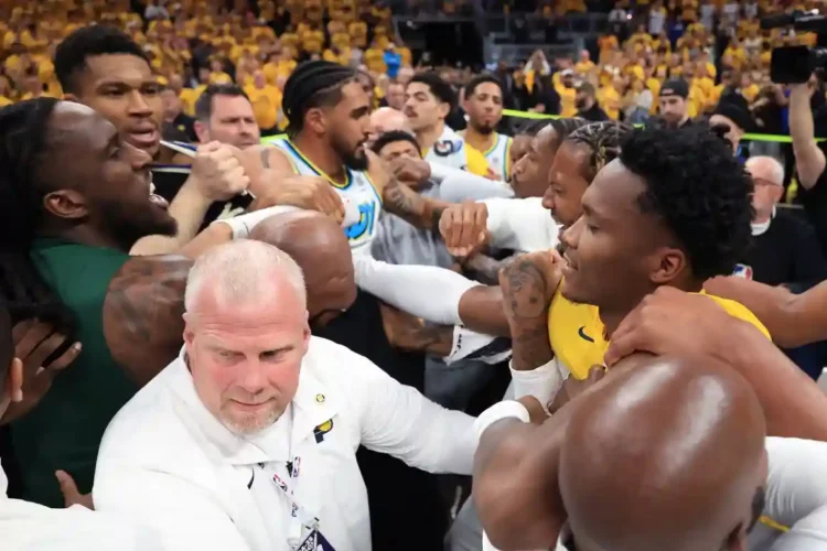 Giannis Confronts Haliburton’s Dad After Pacers’ Playoff Win