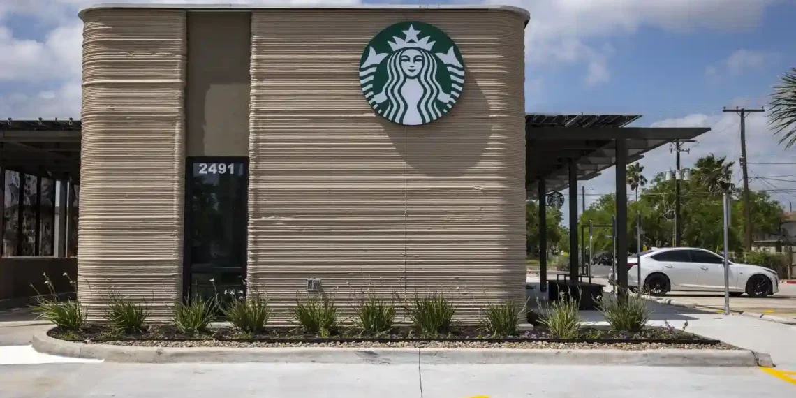 Starbucks Tests High-Tech 3D Printed Store in Brownsville - AP Photo/Michael Gonzalez, File