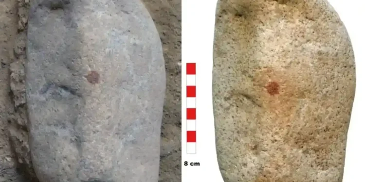 Red Dot on Rock Reveals Stunning Neanderthal Discovery - Álvarez-Alonso, D., de Andrés-Herrero, M., Díez-Herrero, A. et al./Springer Nature
