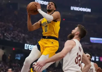 Pacers Close Strong to Beat Cavs and Take Home-Court Advantage - AP/Sue Ogrocki