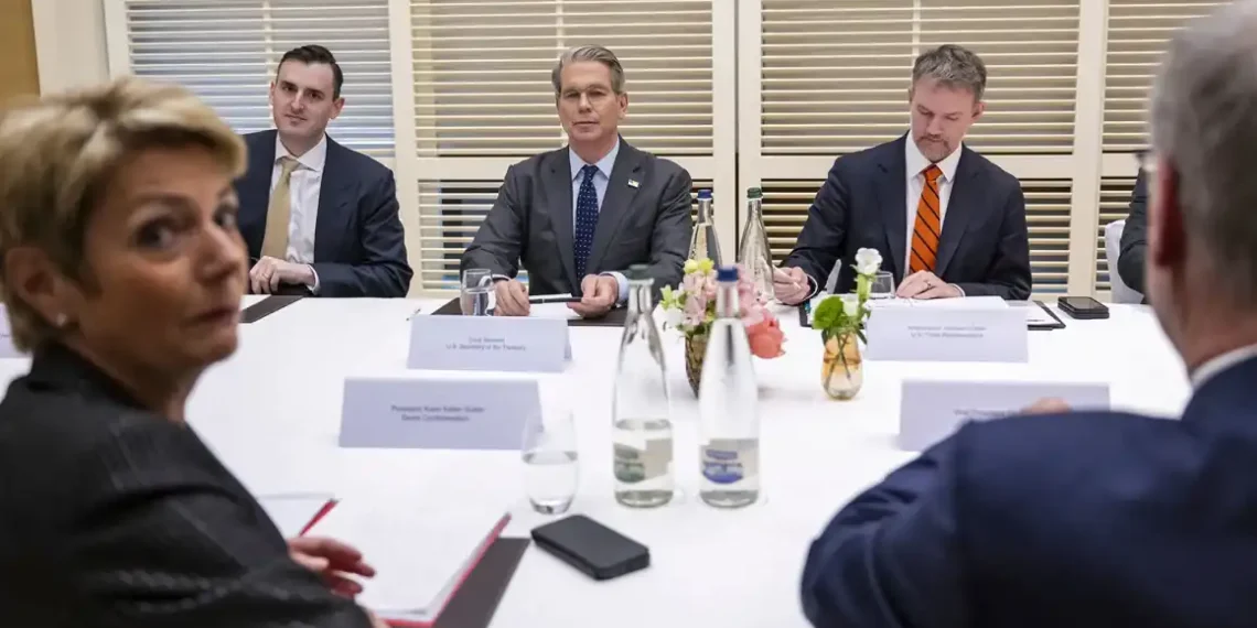 What’s at Stake in Trump’s Negotiations with China - Martial Trezzini/AP