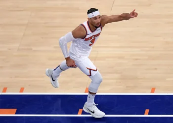 Robinson In, Hart Out: Knicks Make Bold Move in Game 3 - Dustin Satloff via Getty Images