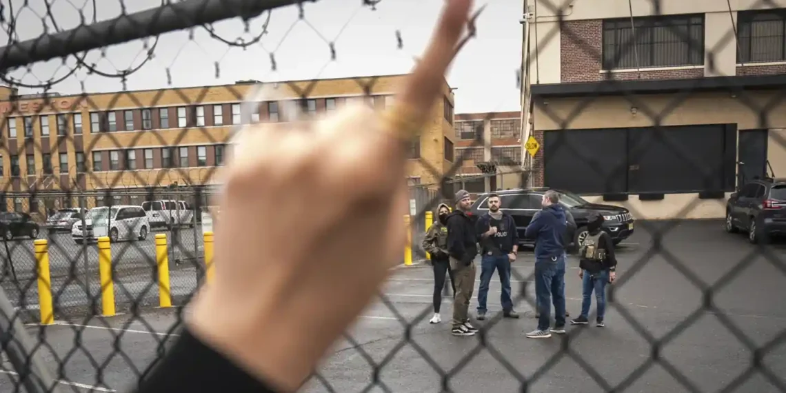 Arrest of Newark Mayor Highlights Tensions Over New Immigration Facility - AP Photo/Angelina Katsanis