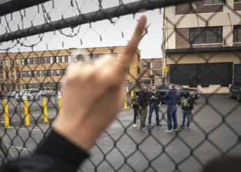 Arrest of Newark Mayor Highlights Tensions Over New Immigration Facility - AP Photo/Angelina Katsanis