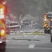 Foggy Weather Leads to Small Plane Crash in San Diego Community - AP Photo/ Gregory Bull