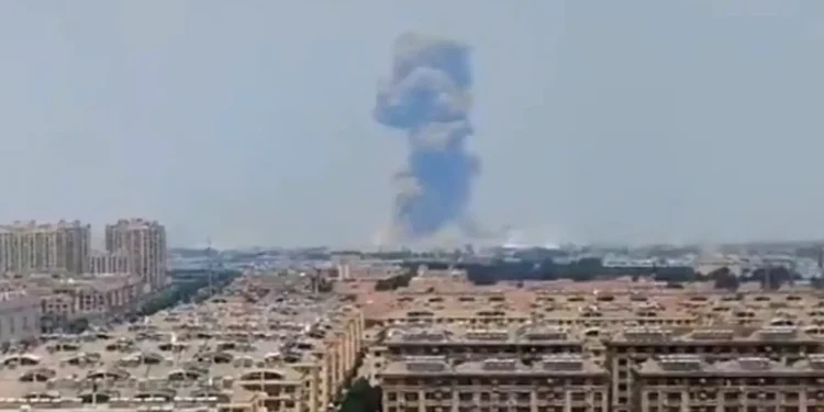 Powerful Explosion Hits Chemical Plant in Eastern China - Anonymous via AP