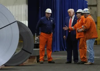 Steel Tariffs Soar as Trump Pushes to Keep U.S. Steel ‘American’ - AP Photo/Julia Demaree Nikihinson