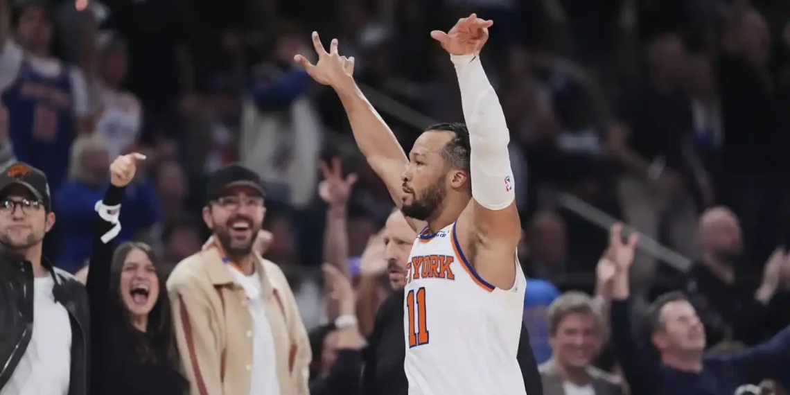 Brunson, Anunoby Lead Knicks Past Celtics in Historic Win - AP Photo/Frank Franklin II