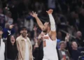 Brunson, Anunoby Lead Knicks Past Celtics in Historic Win - AP Photo/Frank Franklin II